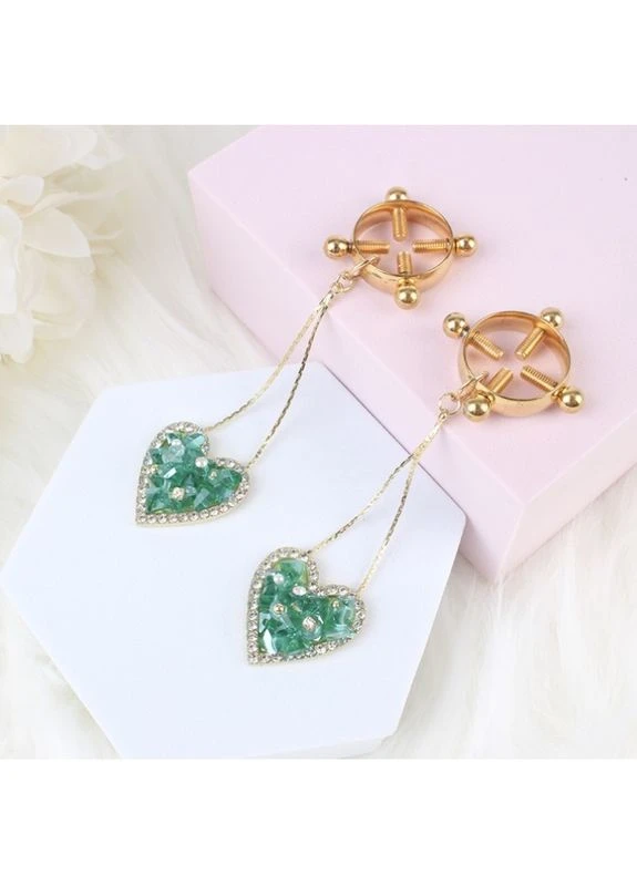 Затискачі для сосків Love Diamond Nipple Clamps CNT (381406354)