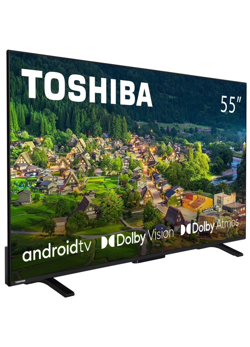 TV 55 55UA2363DG UHD/LED/T2/Android 11/2 x 10W/Dolby Digital/HDMI/Wi-Fi/VESA 200 x 200 M4/Bl Toshiba (376145747)
