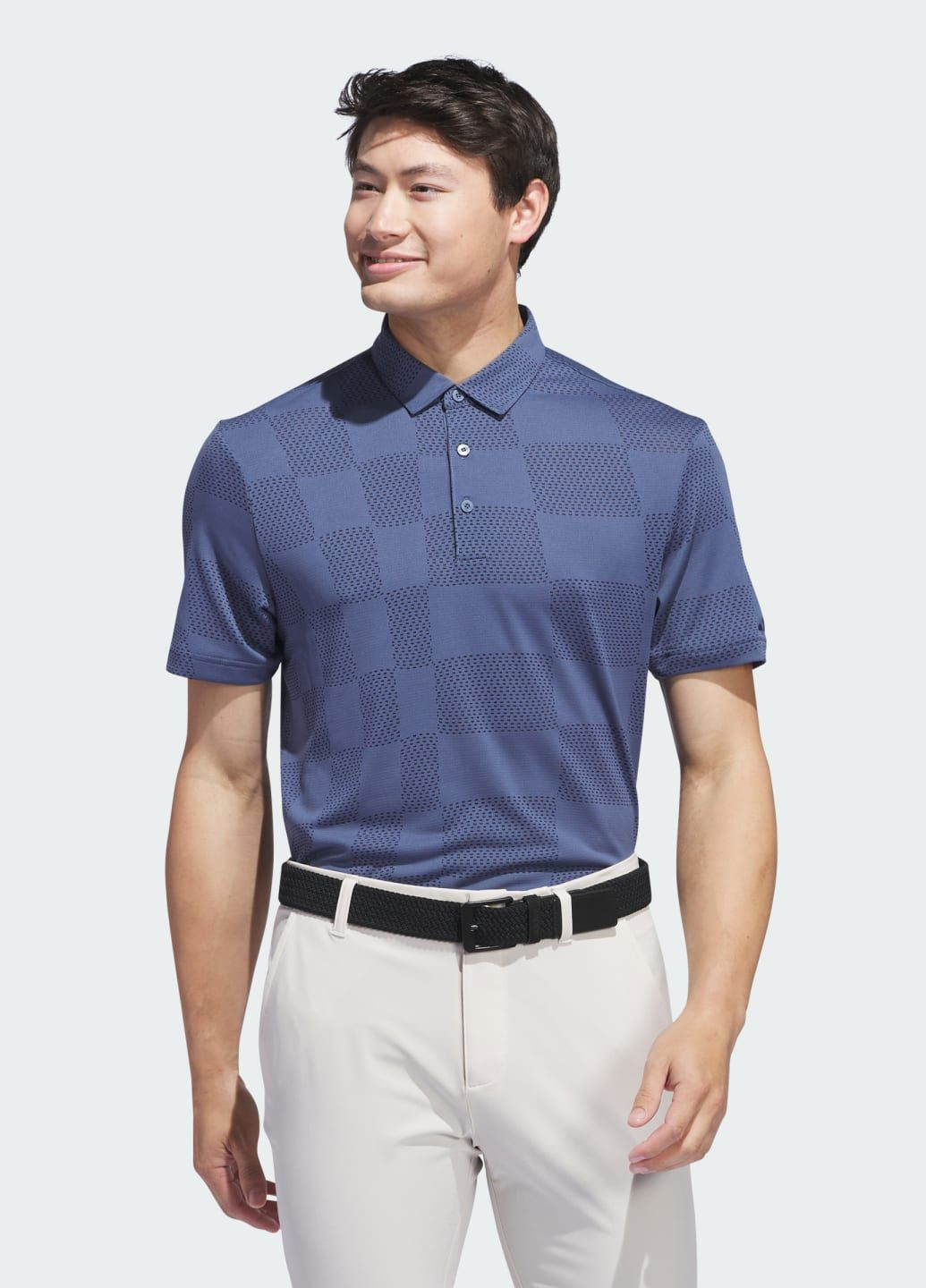 Синя поло для гольфу ultimate365 textured adidas