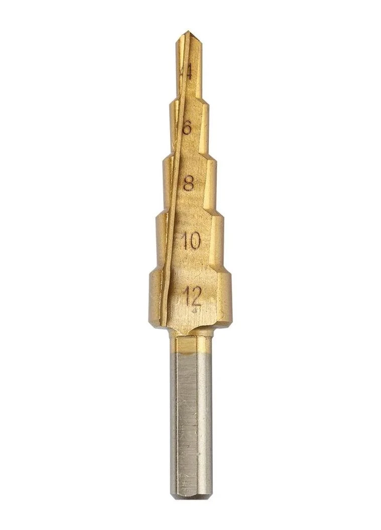 Свердло конічне TiN, 4x12/20/32мм, комплект з 3 штук, вага 0.22кг. Graphite (387365366)