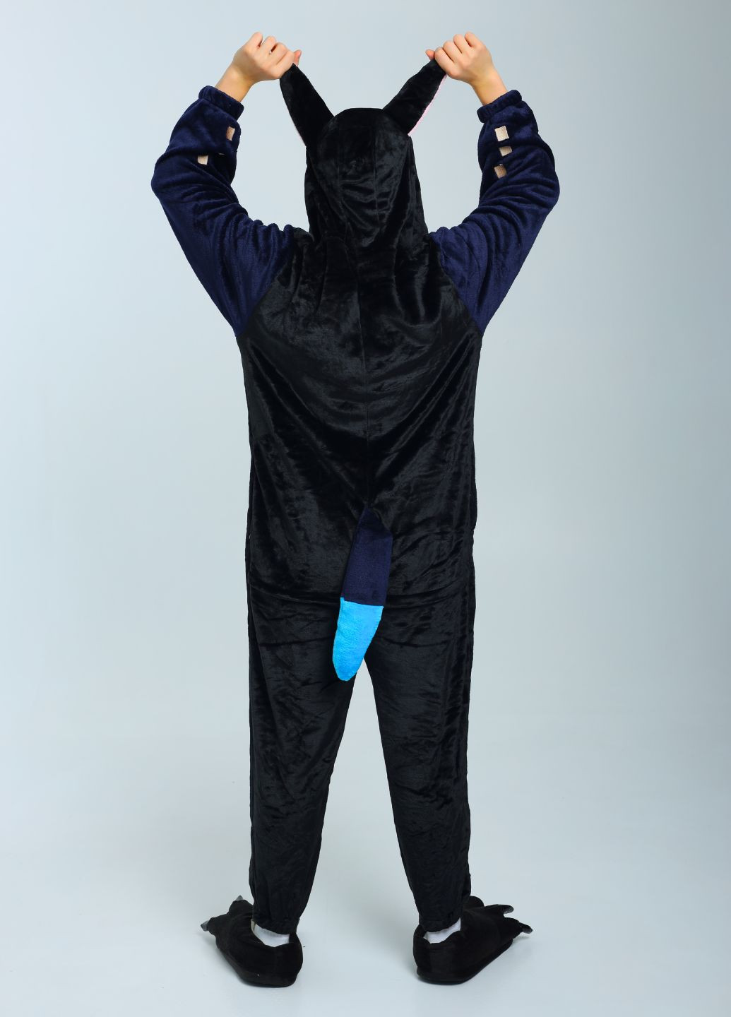 Кігурумі Тігнарі Геншин Імпакт чоловіче плюшеве чорне з вушками і хвостом Lalapka (362490104)