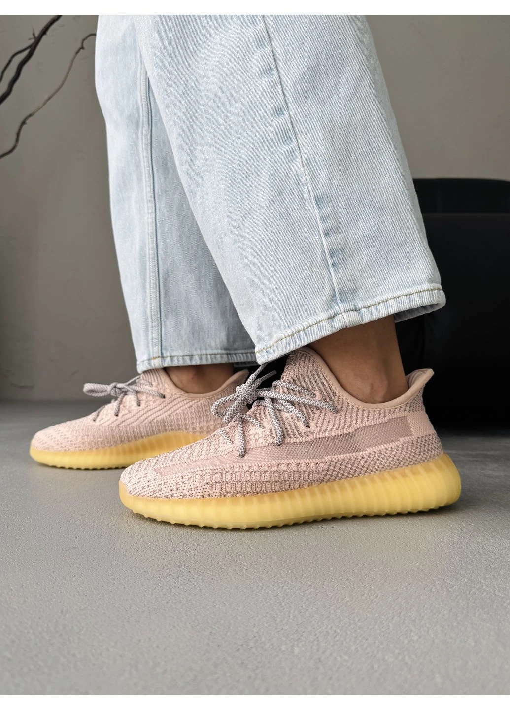 Комбіновані літні кросівки adidas yeezy boost v2, synth адідас ізі буст No Brand