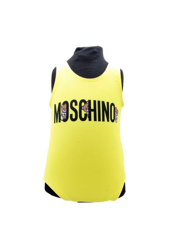 Желтый демисезонный купальник для новорожденных Moschino