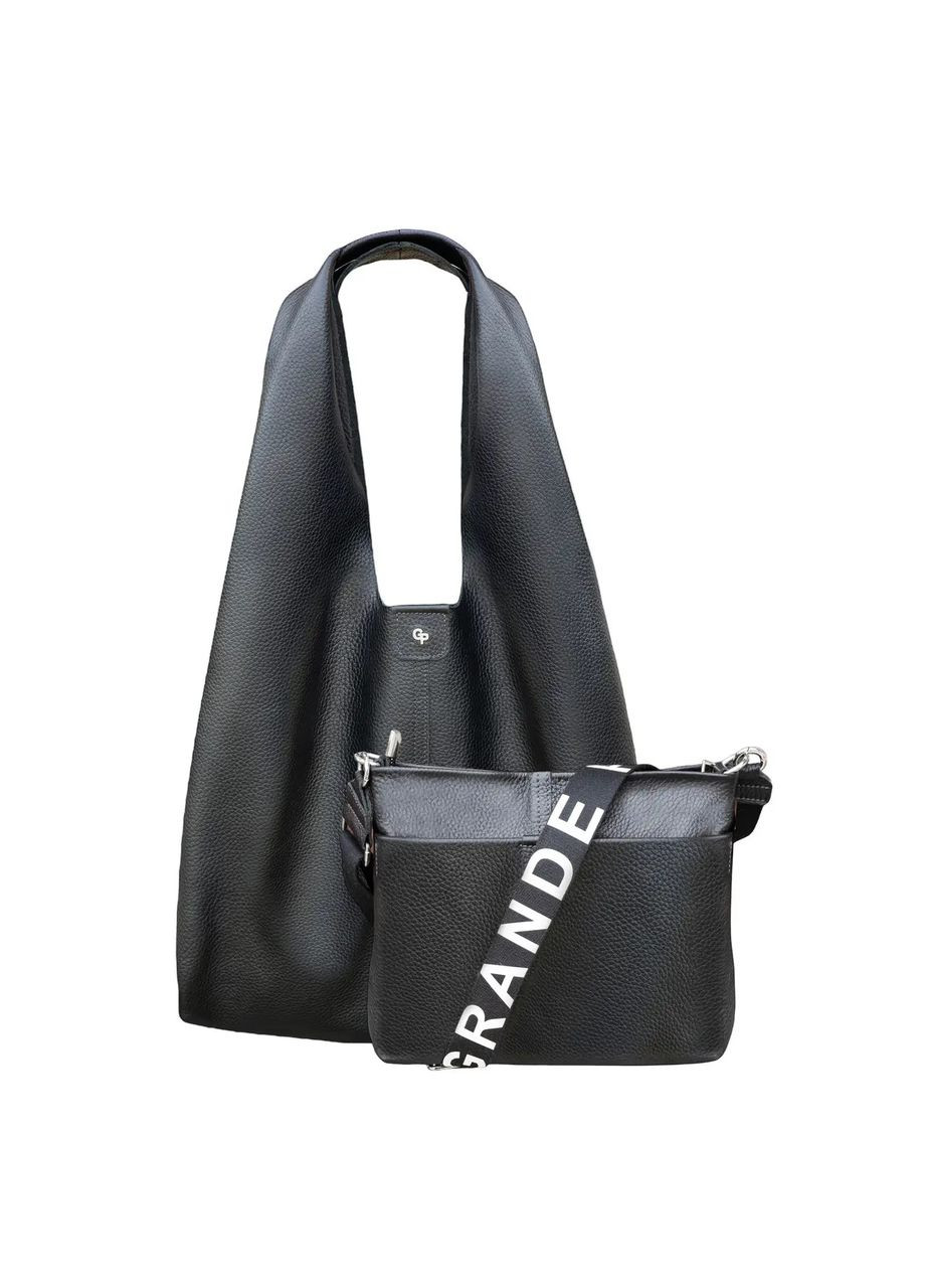 Кожаная сумка-шоппер 2 в 1 большого размера 748710 Grande Pelle (303831570)