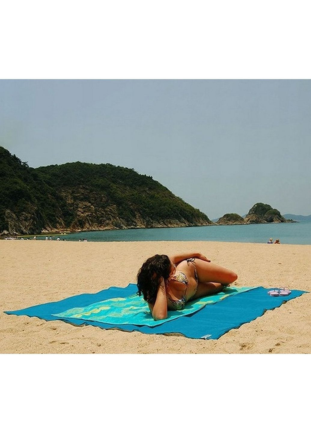Большой сетчатый пляжный коврик No Brand (279319720)