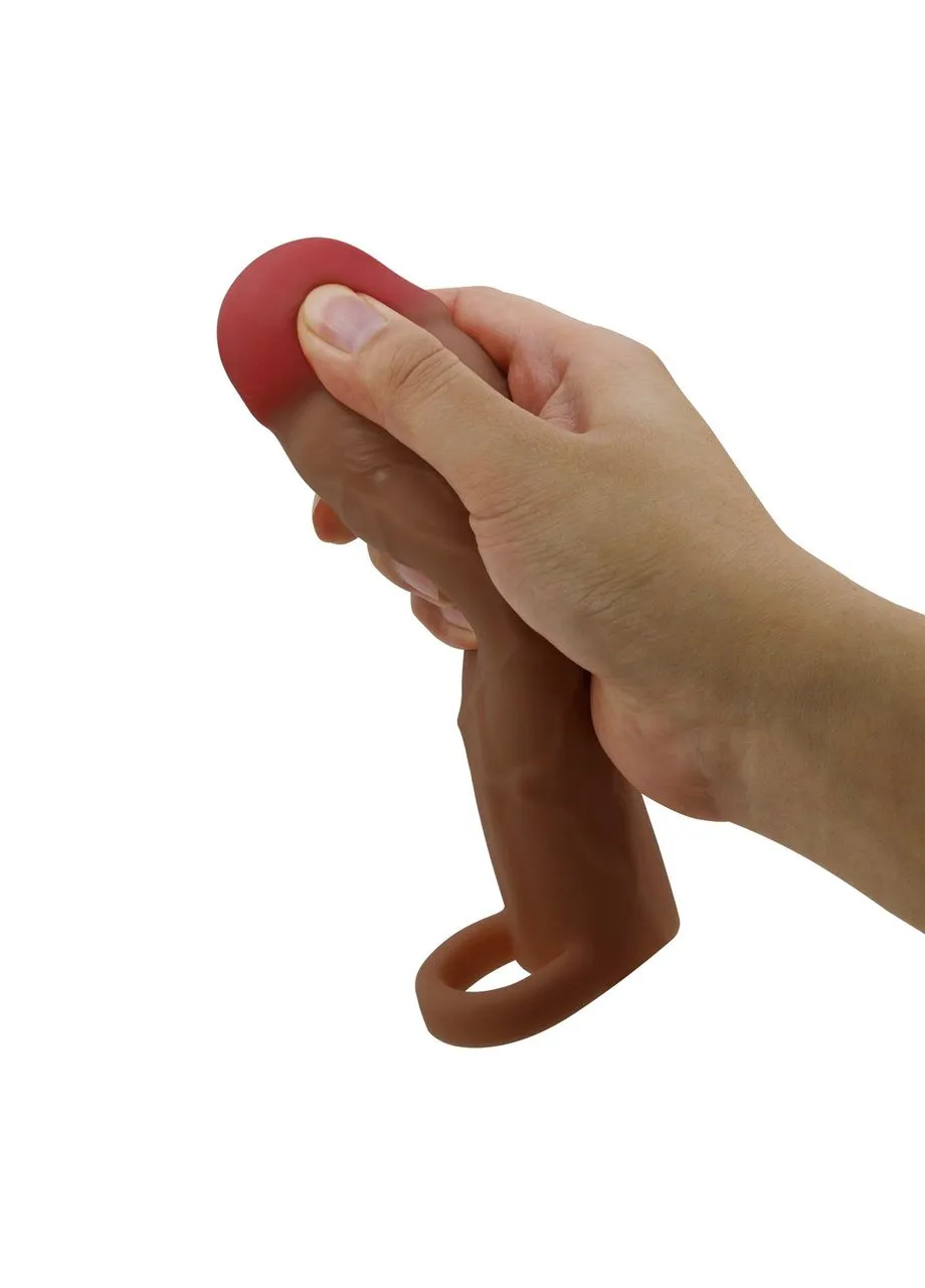 Удлиняющая насадка презерватив Hani 2" Brown, BI-026255-1 Pretty Love (383096834)