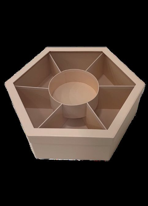 Подарункові коробки W2647 CREAM менажниця (6990796) UFO (316391509)