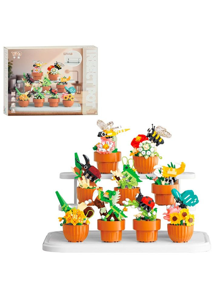 Конструктор набір квітів у горщиках Home (339785706)