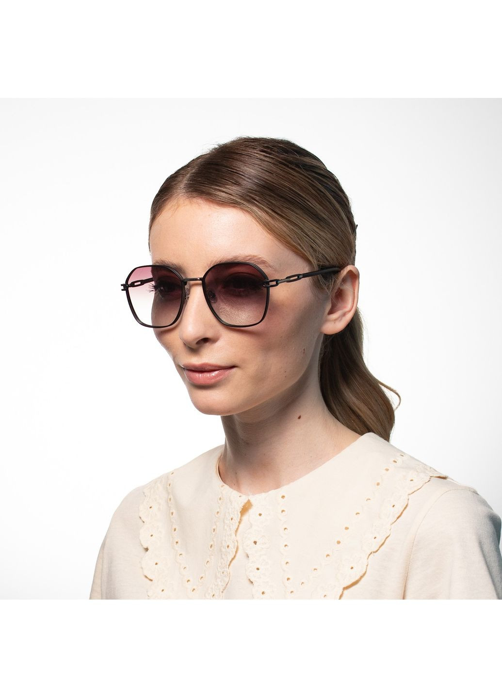 Сонцезахисні окуляри з поляризацією Фешн-класика жіночі LuckyLOOK 395-589 (322792477)