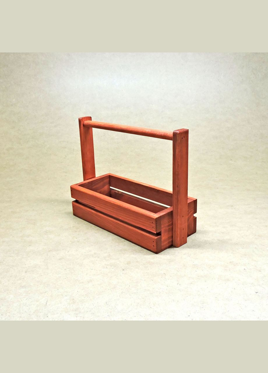 Подарочная корзинка из дерева Карнаби коралл (ПДК-000203) No Brand (328910560)