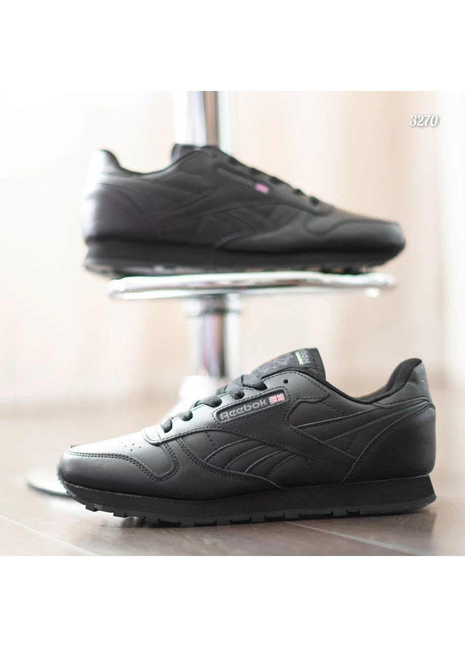 Цветные всесезонные reebok classic black черный Vakko