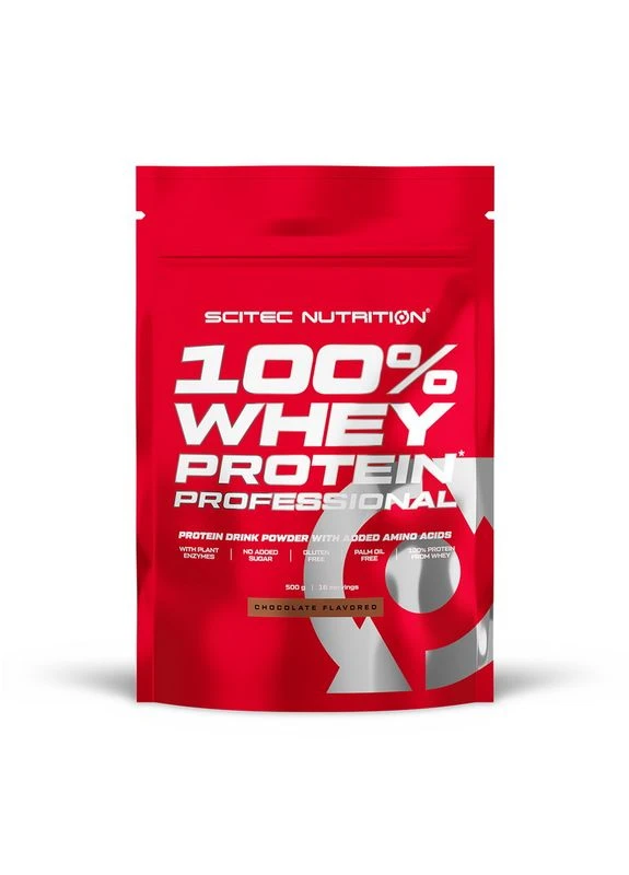 100% Whey Protein Professional (500 г, шоколад лещина) Scitec Nutrition (379001292)