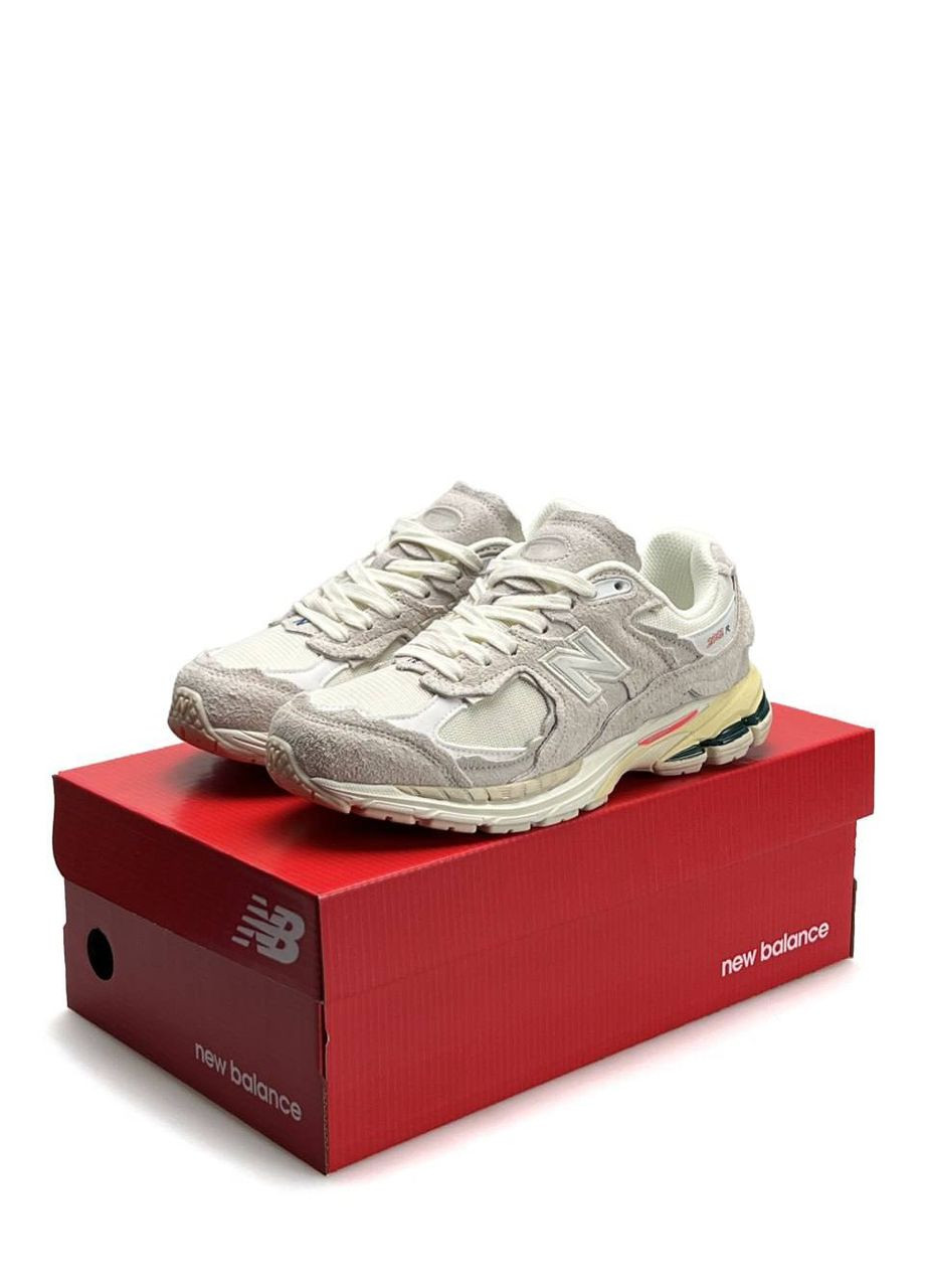 Кросівки жіночі New Balance Light Grey Beige No Brand 2002R New сіро-бежеві демісезони (322767078)
