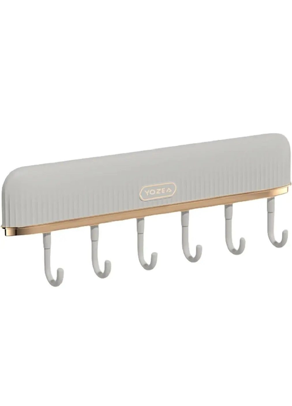 Настенная вешалка органайзер с крючками устойчивостью к влаге деформации на 6 крючков для ванны кухни (480789-Prob) Unbranded (342616788)