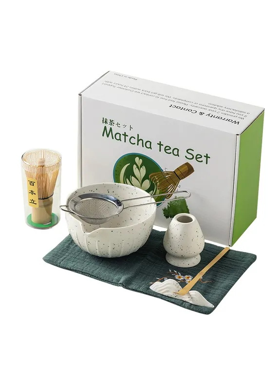 Набор Matcha 3125 для приготовления чая матча 7 предметов White Lesko (405500666)