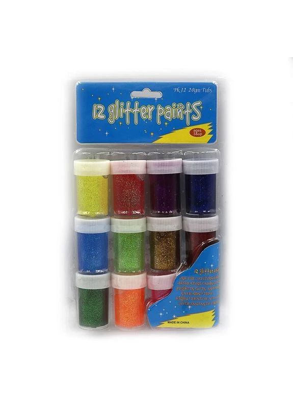 Дитячий набір декоративного клею "Glitter" DSCN9530, 12 кольорів No Brand (379056288)
