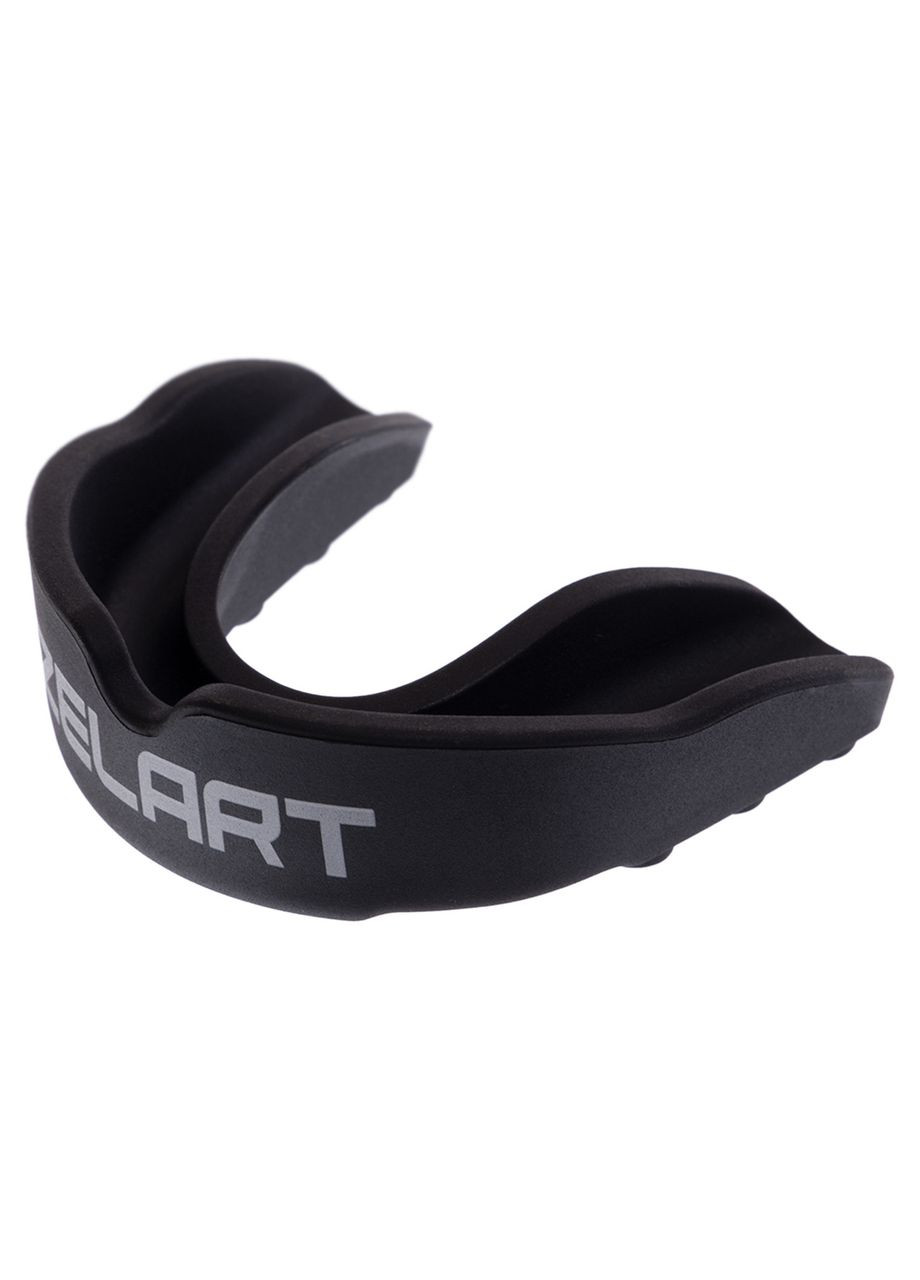 Капа боксерська одностороння (однощелепна) у футлярі (термопластик, р-р L, Чорний) (BO-3604-L_Чорний) Zelart (361435770)