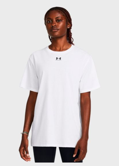Женская футболка Campus Oversize Ss (1387193-100) Under Armour - (342324541)