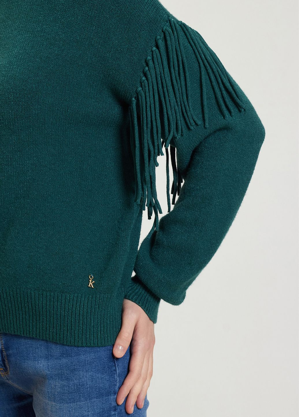 Зелений демісезонний светр Kocca