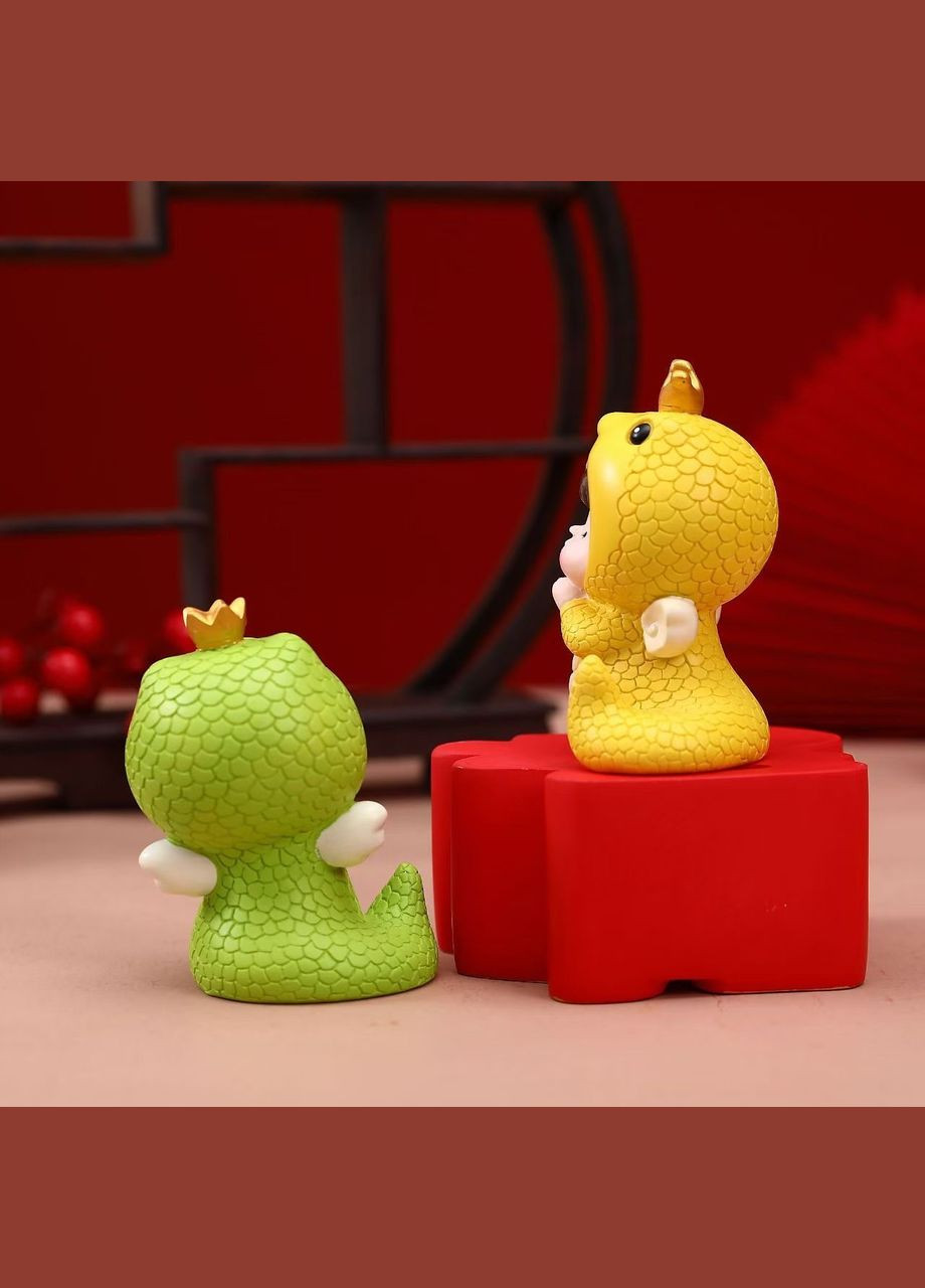 Симпатична статуетка малюка в костюмі Змії – символ 2025 року, вишуканий елемент декору No Brand (307790780)