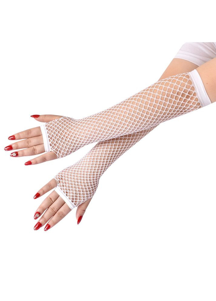 Митенки в сеточку длинные (30к003) No Brand (368709178)