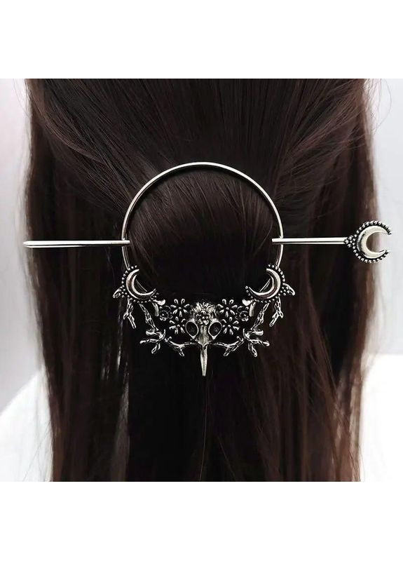 Вінтажна заколка шпилька для волосся «Морріган», прикраси для волосся в готичному стилі No Brand (370290378)