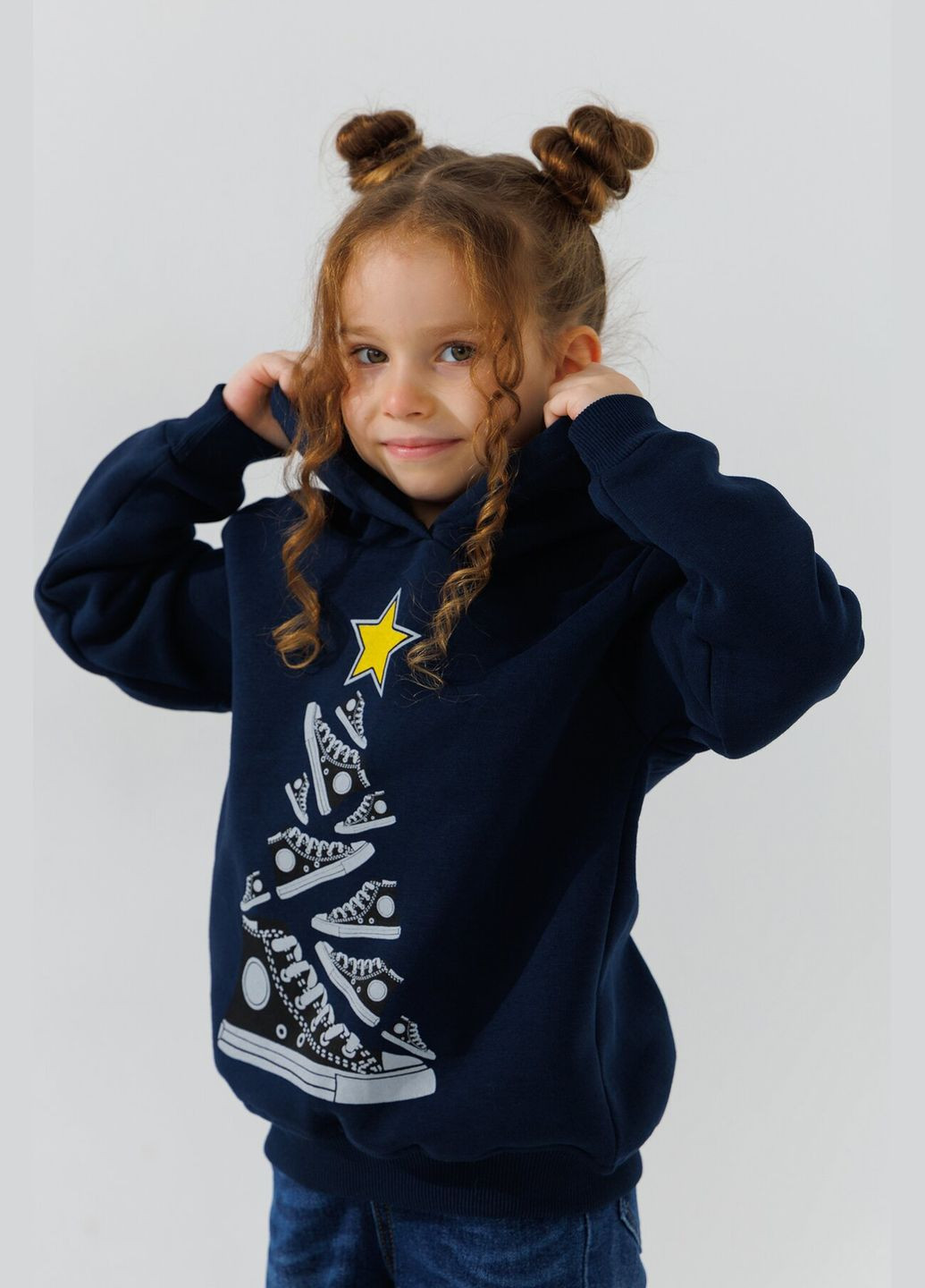 Худі з принтом дитячий 13198 134 см (NY) shop (2000990822222) Baby Show (357437175)