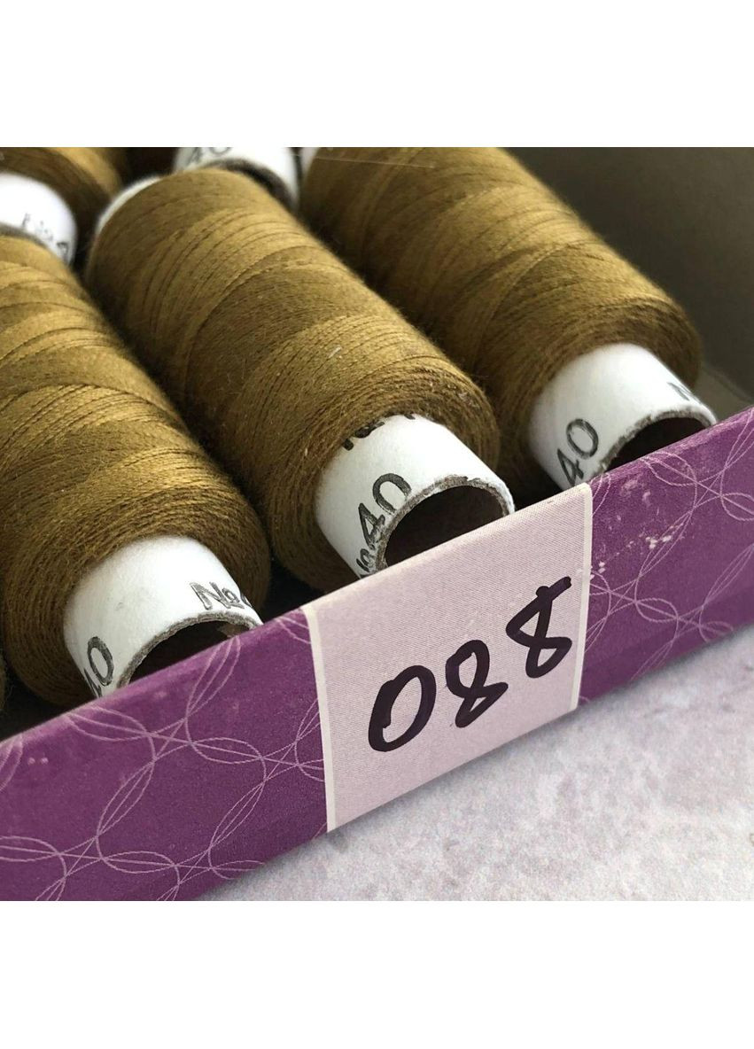 088 Нити в катушках, для шитья 100% полиэстер 40/2 (боб 200м) Plus-plus (354797403)