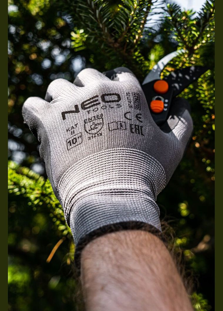 Секатор плоскостной, d реза 15мм, 185мм, 164г Neo Tools (314930510)