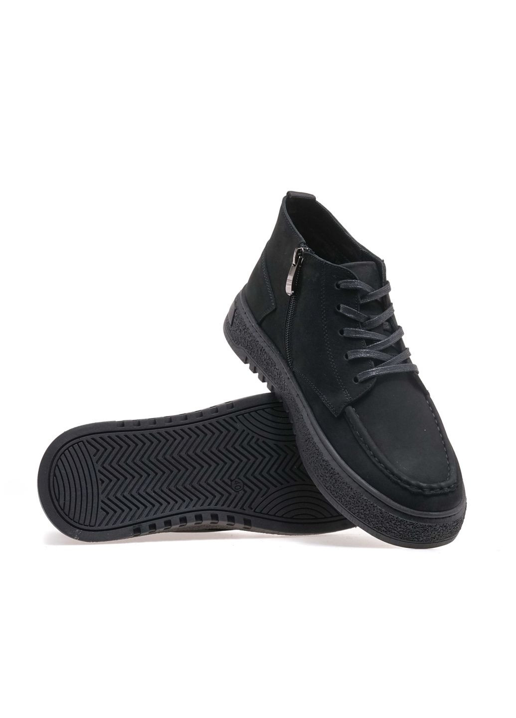 Черные зимние ботинки комфорт мужские 32-4575270-ш Goodboots