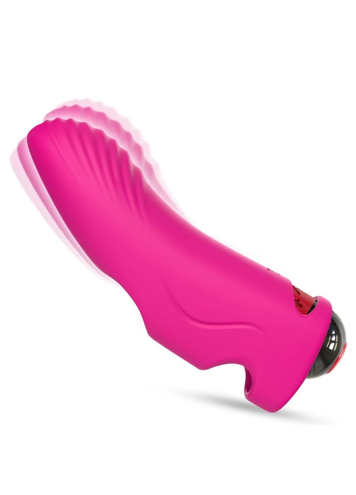 Вибратор на палец Aurora pink No Brand (303906108)