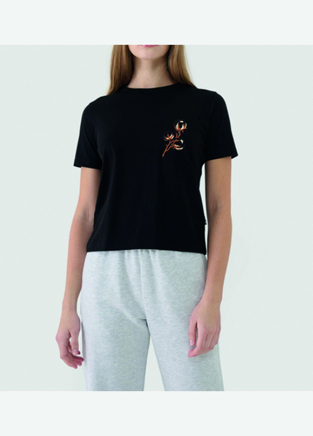 Футболка женская белая с вышивкою Хлопок Malta - (336884633)