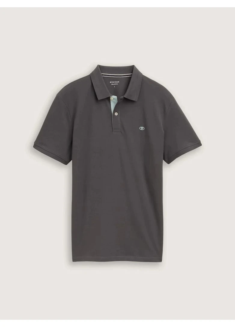 Футболка поло Polo Shirt 1027713-10307 L Темно-сірий 1027713-10307 Tom Tailor (386076760)