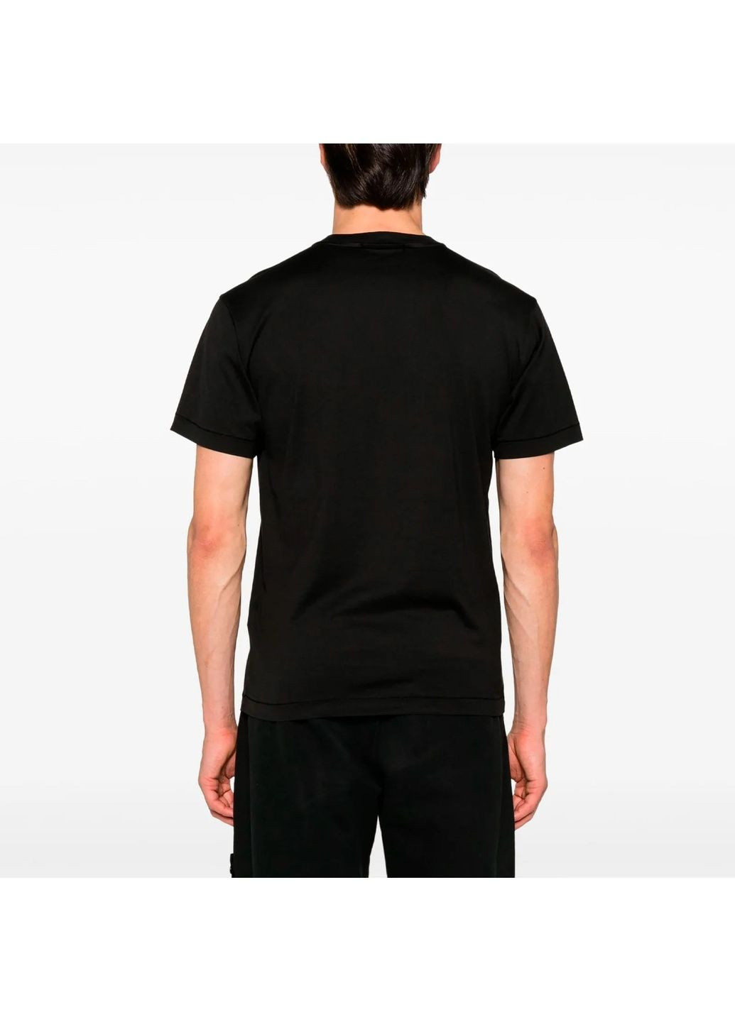 Чорна футболка чоловіча black k1s152100039s0013-v0029 Stone Island