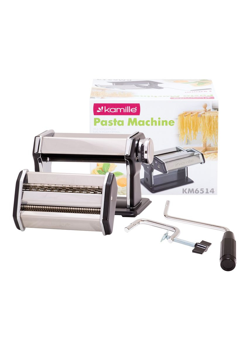 Лапшерезка 150 мм настольная механическая из нержавеющей стали KM-6514 Kamille (334880807)