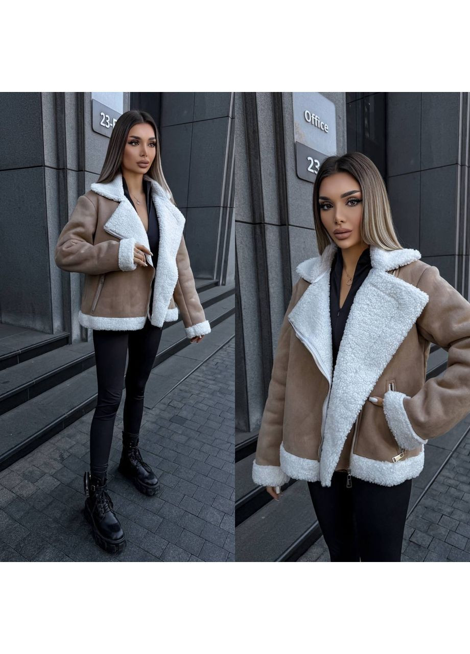 Дублёнка женская еко-замш Style Point (362446975)