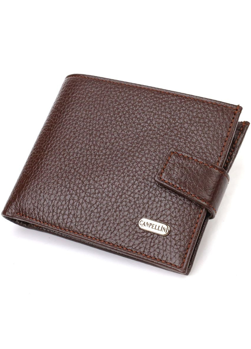 Практичный горизонтальный кошелек для мужчин из натуральной кожи флотар 21886 Canpellini (298570730)