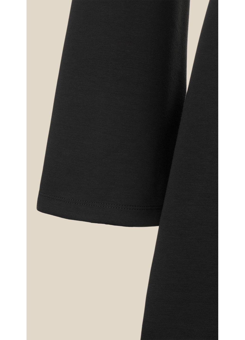 Черное повседневный платье однотонное женское wtc02417 черный shop (2888000019110) LAWA однотонное