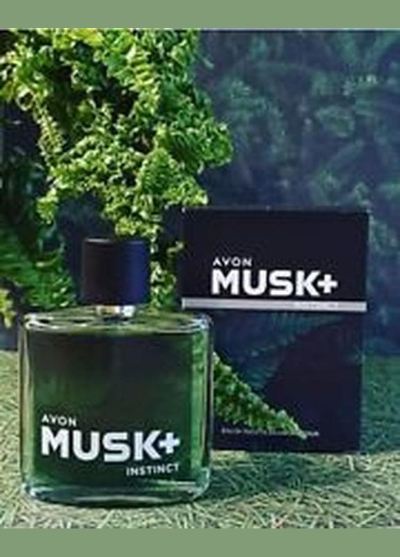 Туалетна вода Musk + Instinct для Нього (75 мл) Маск Мінералс Avon (316450529)