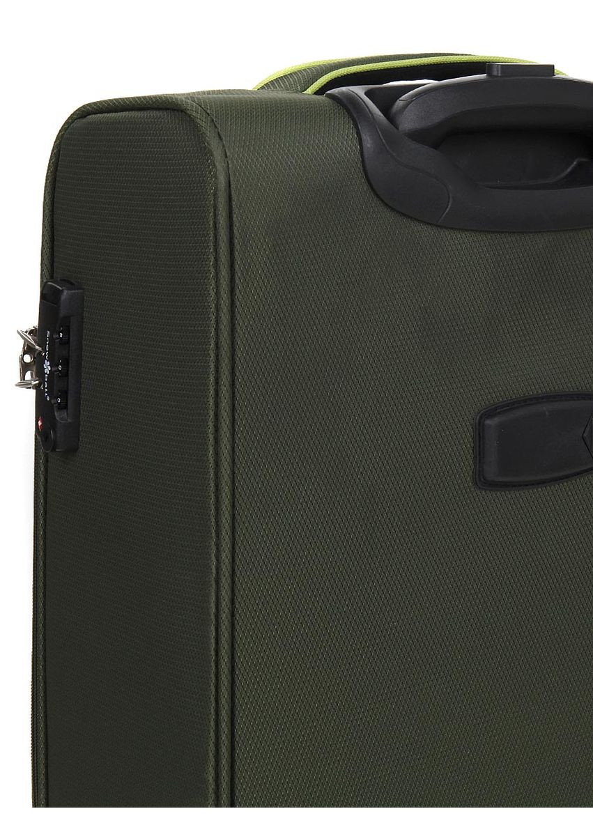 Чемодан маленький S тканевый 22204 58×36×22см 35+9см Хаки Snowball (297642922)