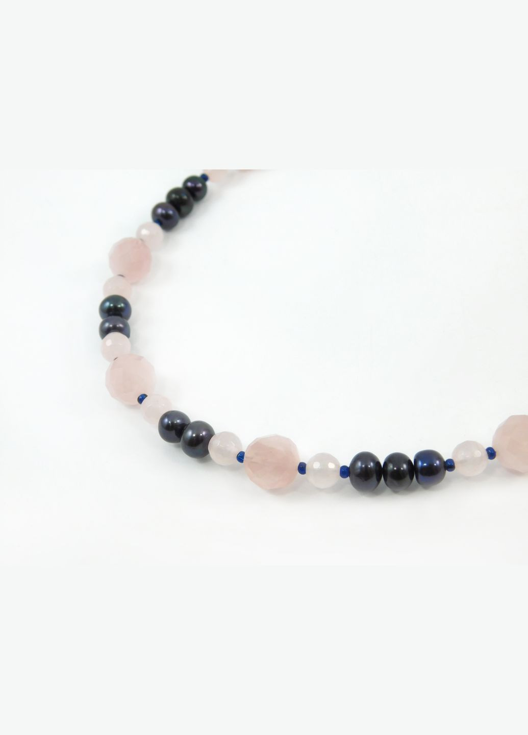 Намисто "Віта" Рожевий кварц, Перли Fursa fashion (322315470)