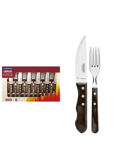 Набір приборів для гриля Barbecue Polywood, 12 предметів Tramontina (278365363)