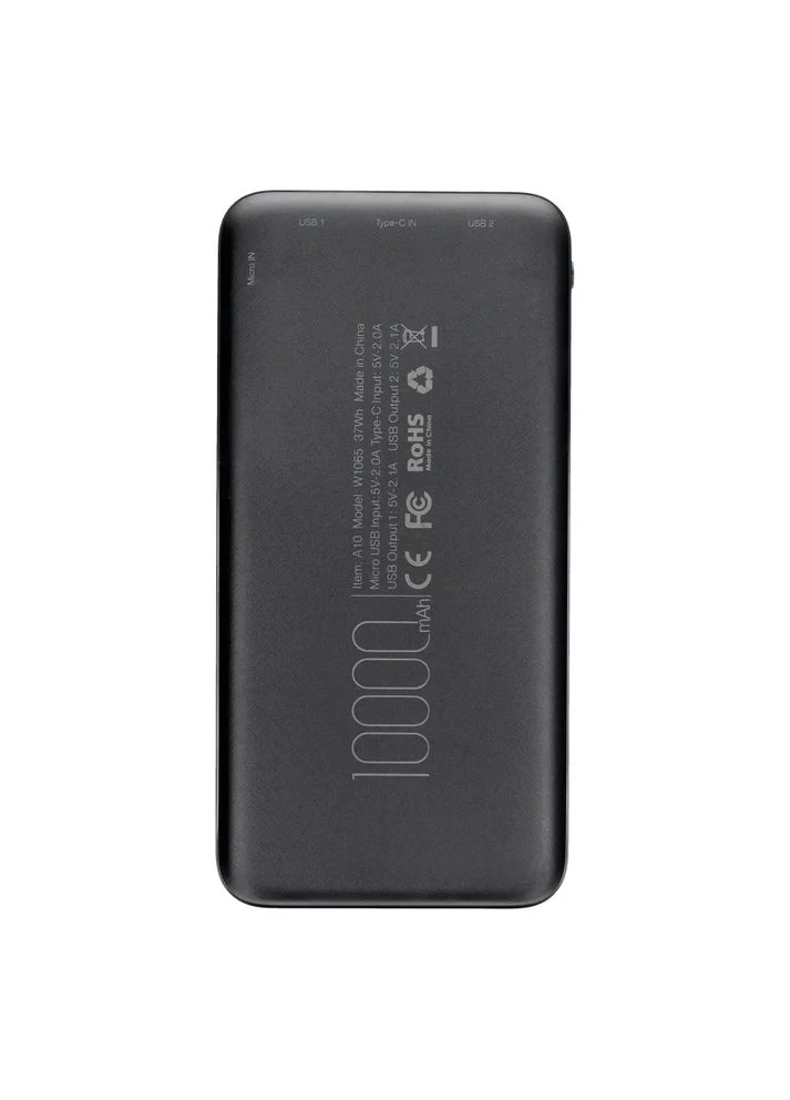 Внешний аккумулятор 10000 mAh 2A A10 (W1065) Veger (401875010)