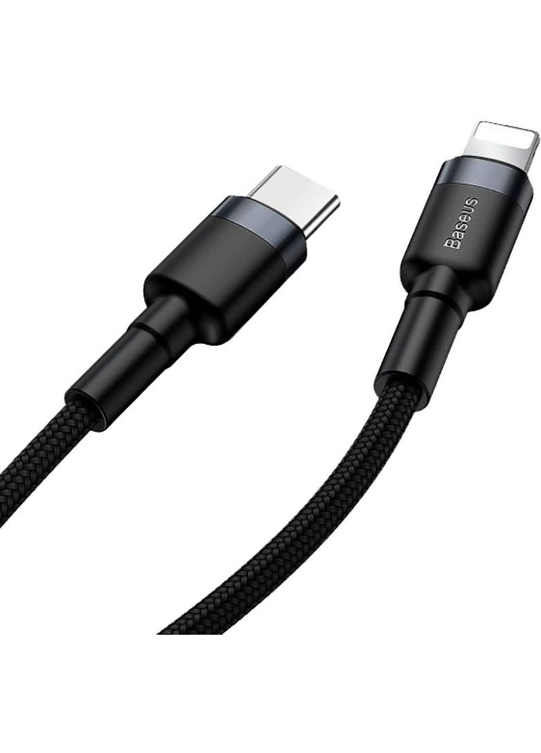 Кабель Cafule Cable TypeC to iP PD 18W/20W 1m Gray+Black Baseus (301472962)
