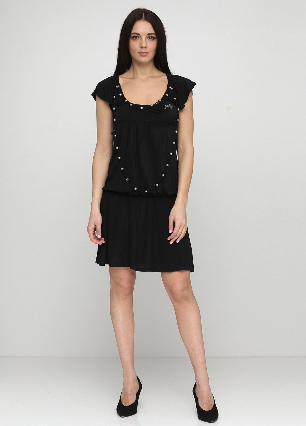 Черное повседневный платье темно-зеленый Liu-Jo однотонное