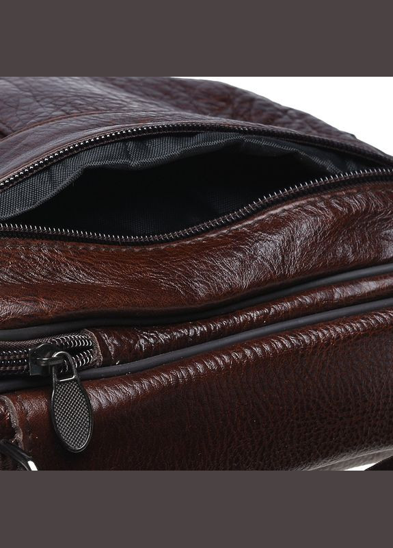 Чоловіча шкіряна сумка через плече K18450-brown Borsa Leather (322189710)