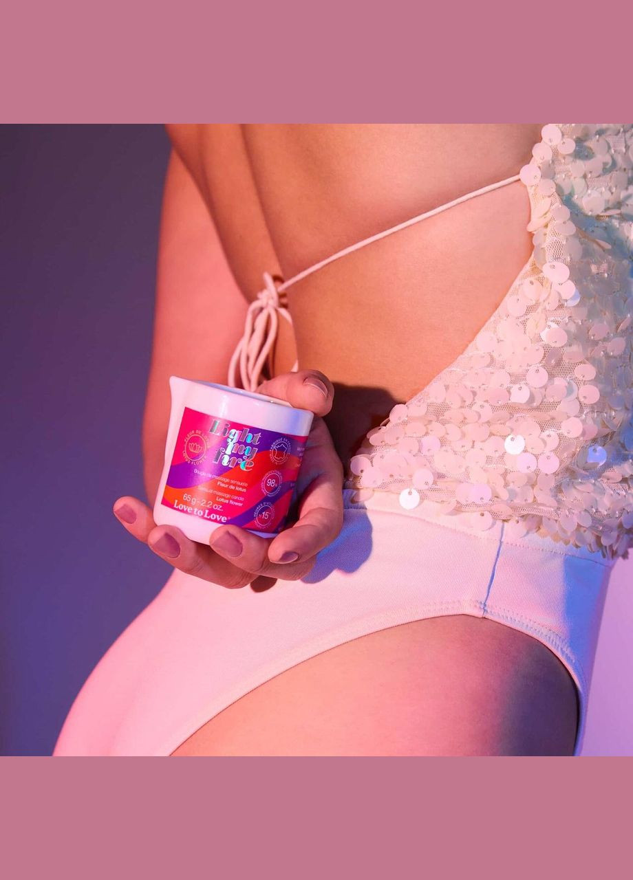 Массажная свеча Love To Love LIGHT MY FIRE Lotus (65 мл) No Brand (324833712)