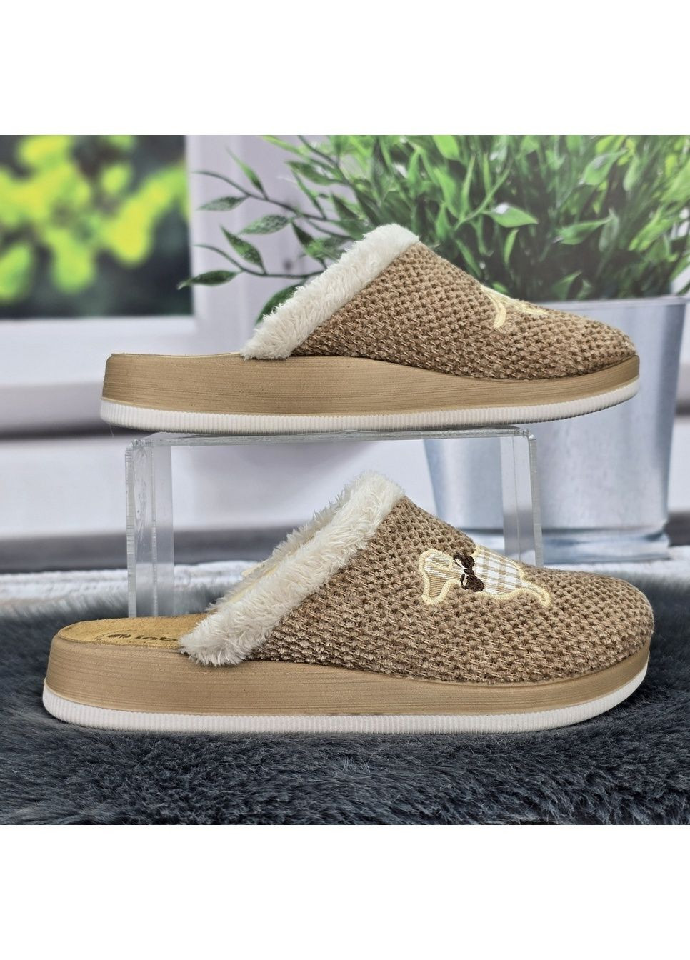 Тапочки жіночі теплі із закритим носком Inblu (370091711)