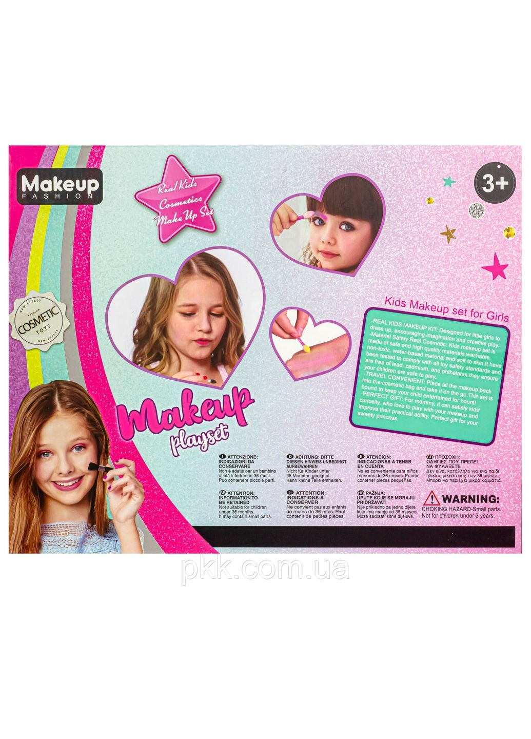 Подарунковий набір декоративної косметики для дівчаток Makeup Fashion Playset, чупа чупс No Brand (279310975)