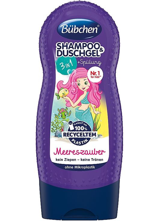 Шампунь-гель для душа "Русалочка" 50ml (859876-15482641) Bubchen (368637137)
